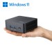 Mini PC - CSL Narrow Box Black / Windows 11 Home / 500GB+16GB