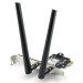 WLAN PCIe Karte 1800 MBit/s (574 MBit/s @ 2,4 GHz), Bluetooth 5.2 - Asus PCE-AX1800