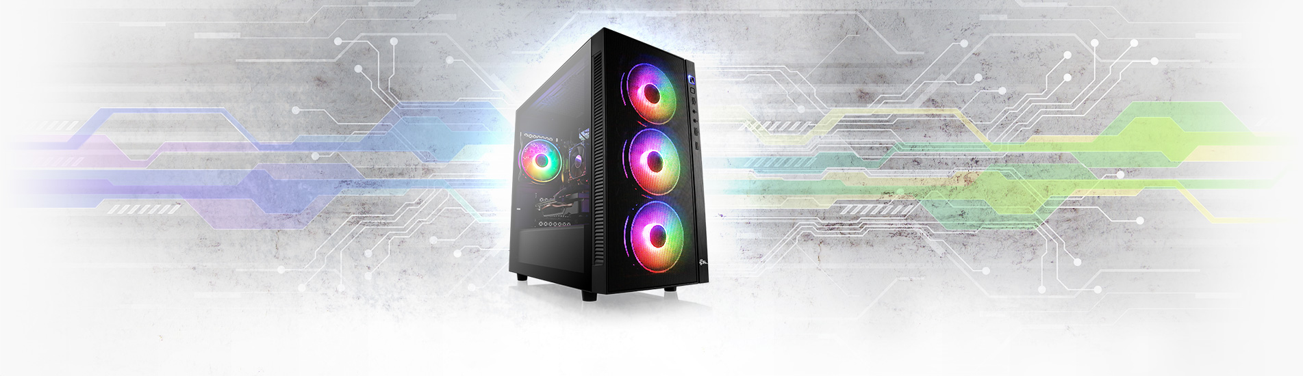 Ein sehr starker AMD Ryzen™ 5 Gaming-PC mit Radeon™ RX 6700 XT für hohe Auflösungen bis WQHD 1440p.
