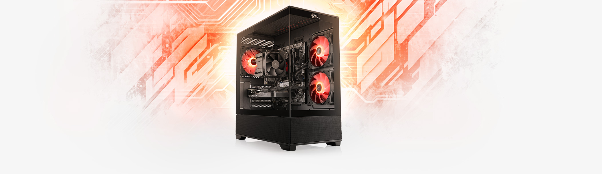 Ein starker AMD Ryzen 7 Gaming PC für WQHD und UHD 4K - mit 32 GB RAM und GeForce RTX 5070 Grafikkarte.