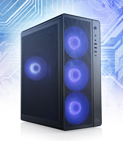 Starke Full HD-Gaming-Performance zum attraktiven Preis - AMD Ryzen 5 PC mit Radeon RX 9060 Grafik und 16 GB RAM.