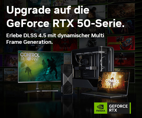 GeForce RTX 50 Serie mit DLSS 4.5 und Dynamic Multi Frame Generation bei CSL