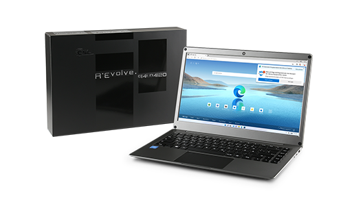 CSL R'Evolve C14i Notebook & Produkt Verpackung