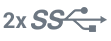 2x USB 3.1 Logo