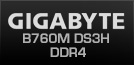 GIGABYTE B760M DS3H DDR4