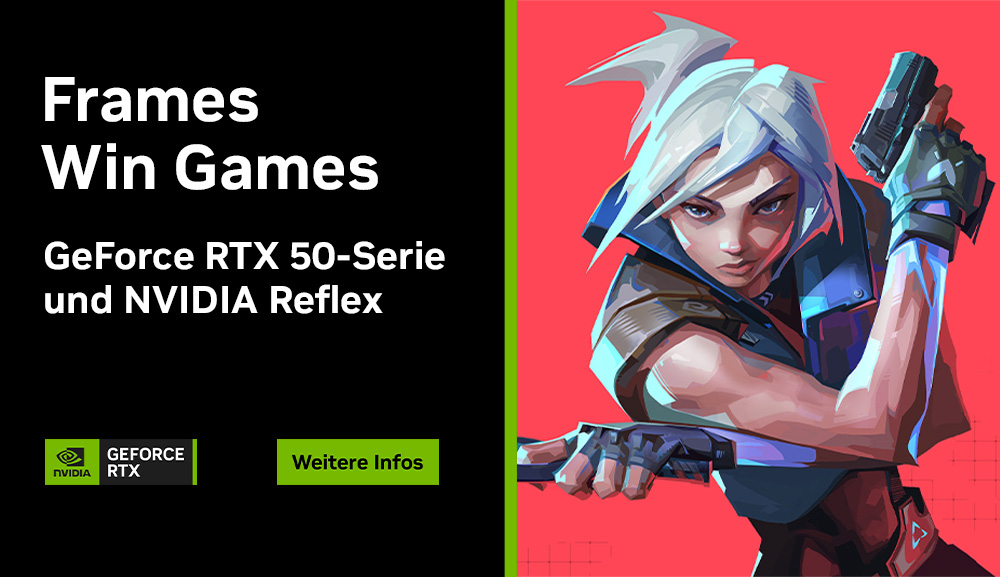 NVIDIA Frames Win Games - Jetzt Gaming PC kaufen