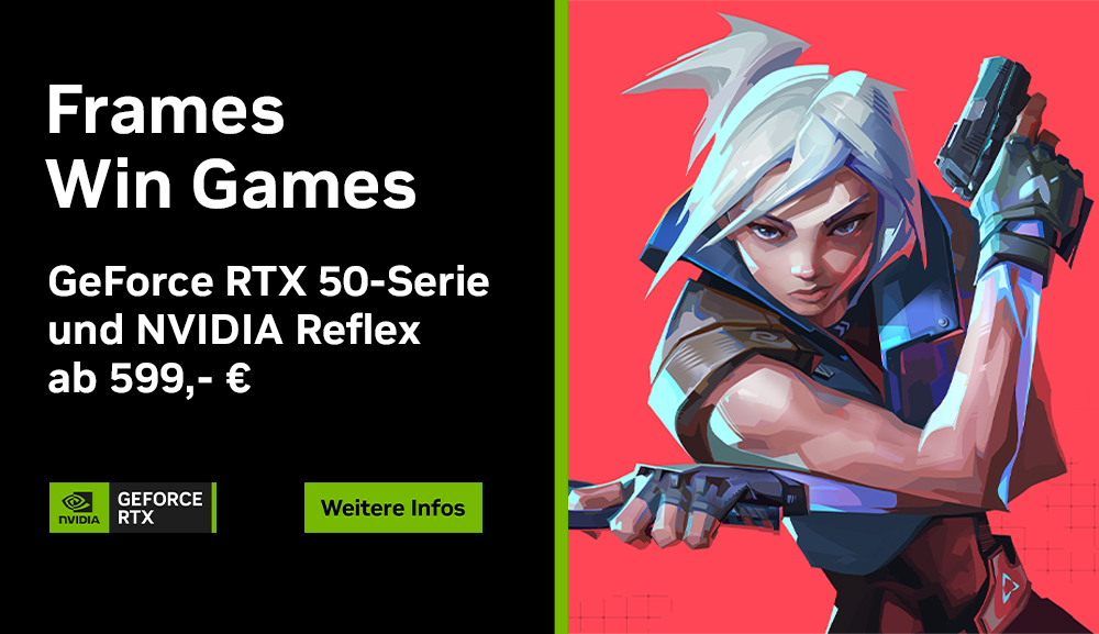 NVIDIA Frames Win Games - Jetzt Gaming PC kaufen