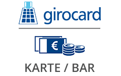 Karte- und Barzahlung